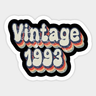 Vintage 1993 birthday Sticker